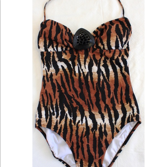 NWT**RED CARTER**Leopard One- Piece Swimsuit**XS $285 - Picture 2 of 3
